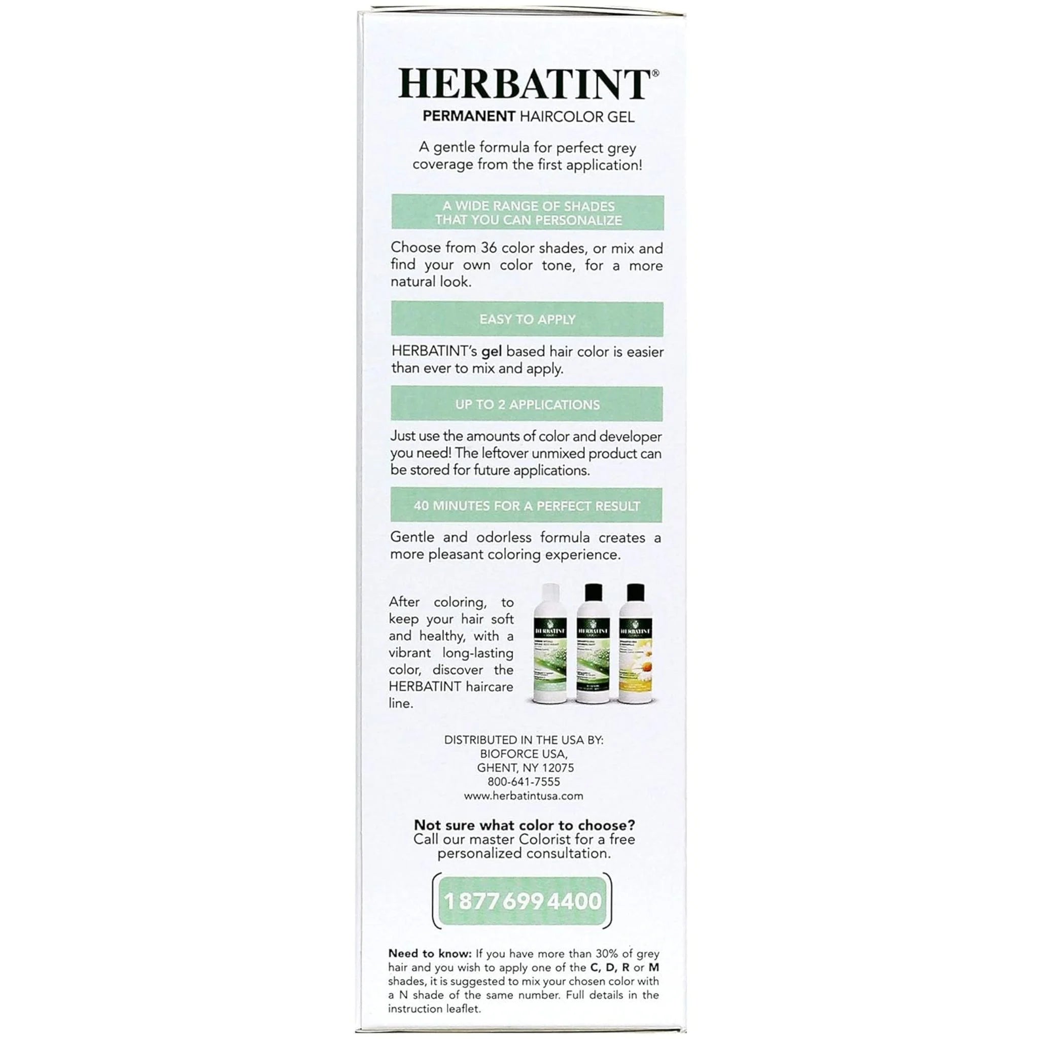 Herbatint 6d Dark Golden Blonde 135ml