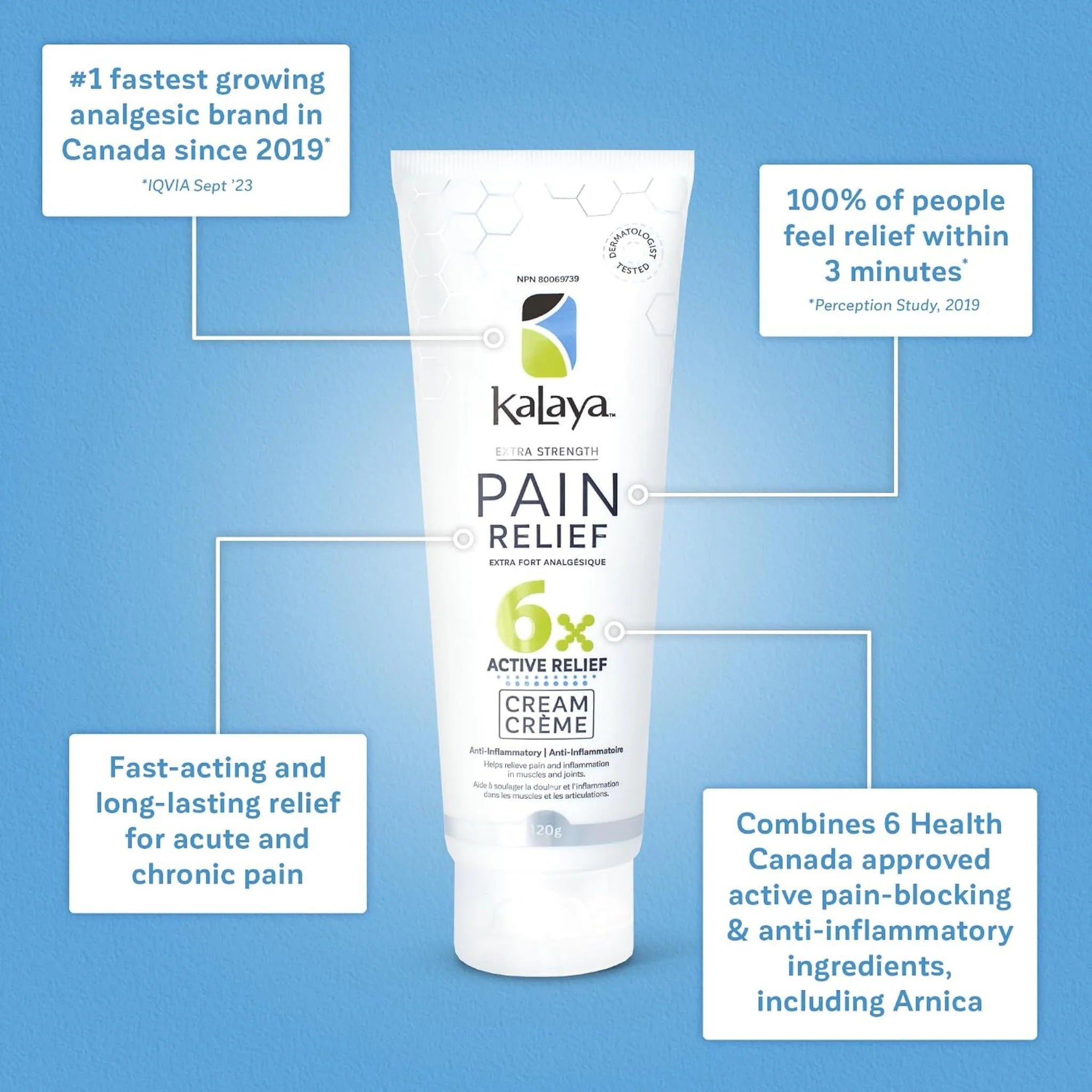 Kalaya Naturals Ultimate Pain-Relief Rub - 120g