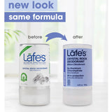 Lafe's Body Care Natural Crystal Rock Push-Up Stick Deodorant - 120g