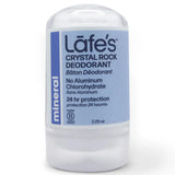 Lafe's Body Care Natural Crystal Rock Push-Up Stick Deodorant 2.25oz