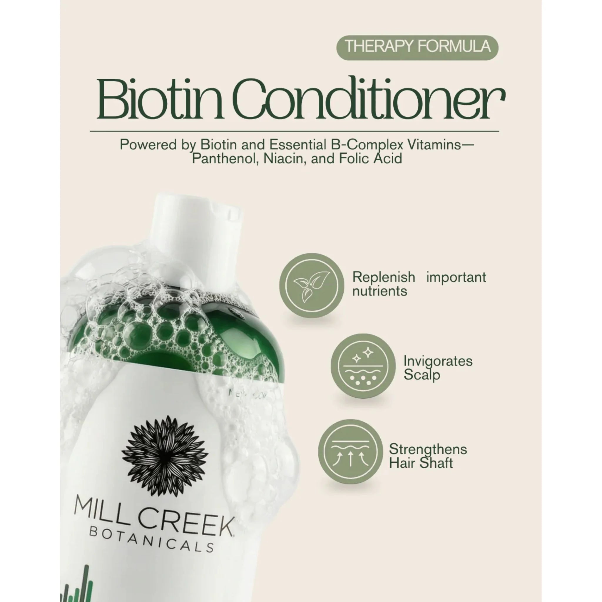 Mill Creek Botanicals Biotin Conditioner 414ml
