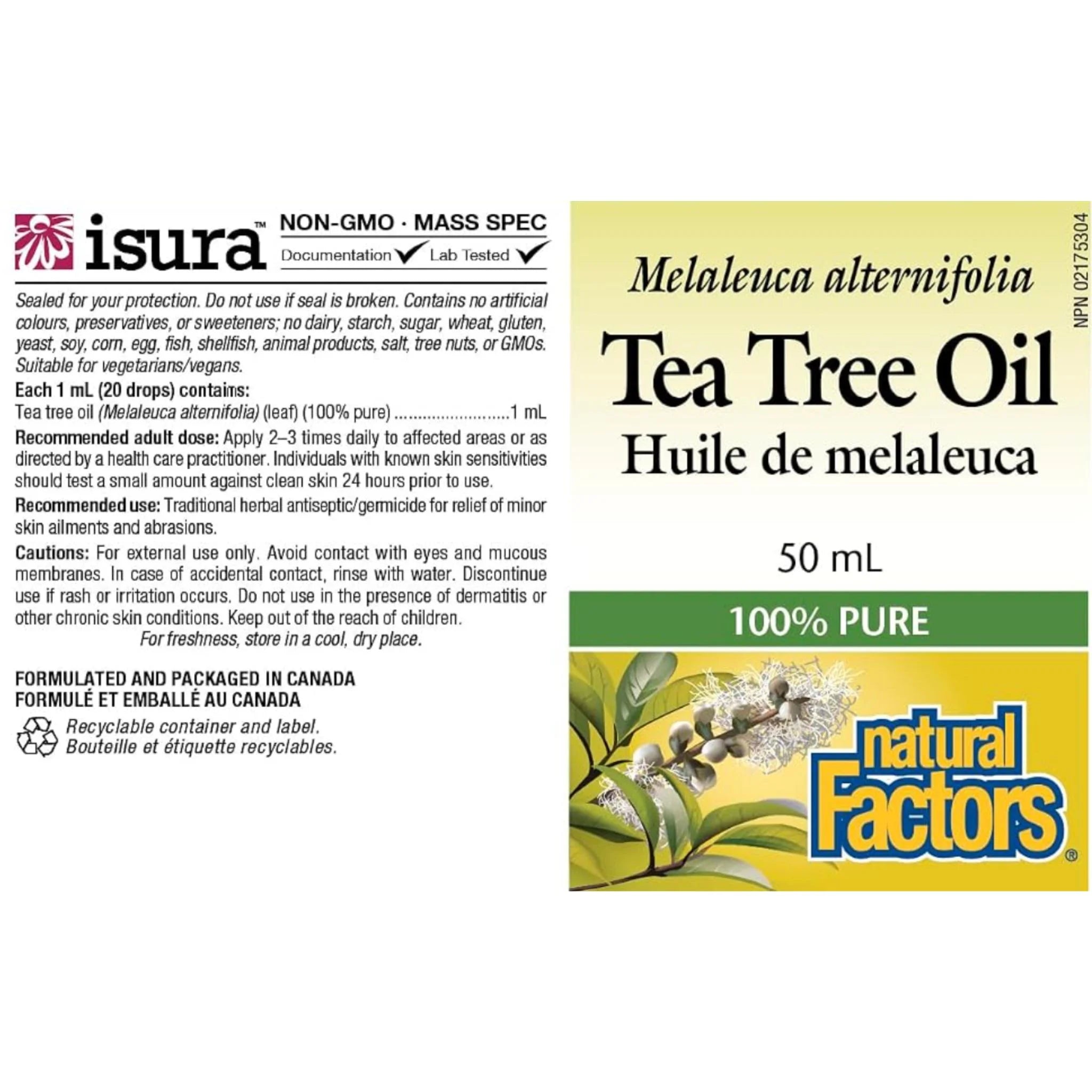 Natural Factors Tea Tree Oil - 50ml