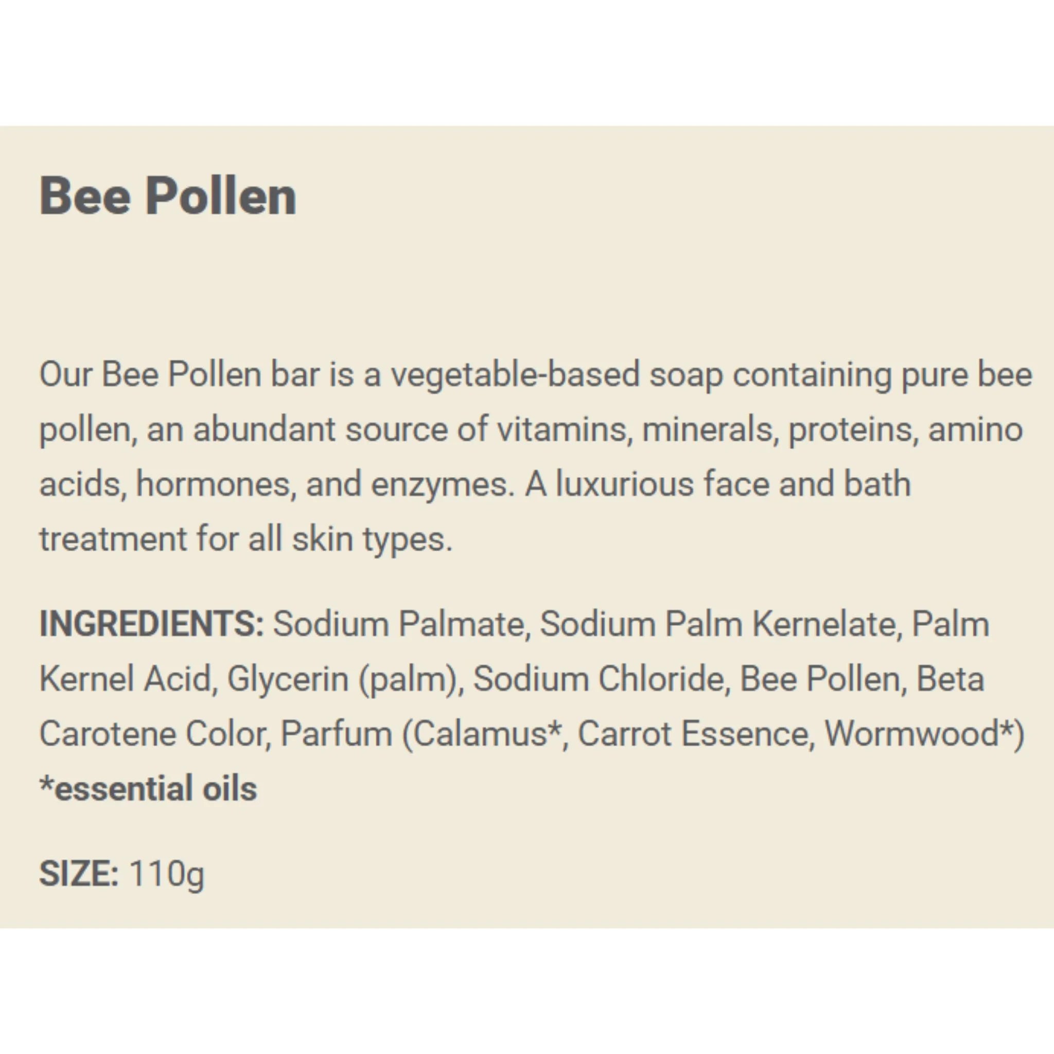 Soap Works Bee Pollen Soap 110g