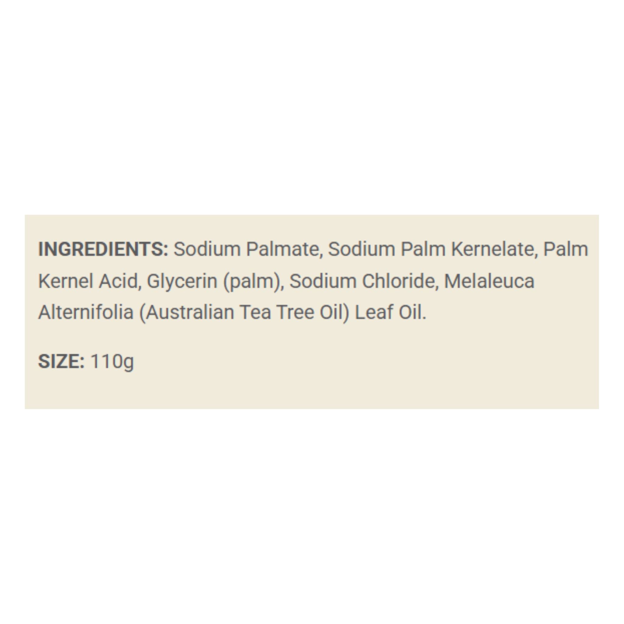 Soap Works Tea Tree Oil Soap 110 g - Nature's Source Inc