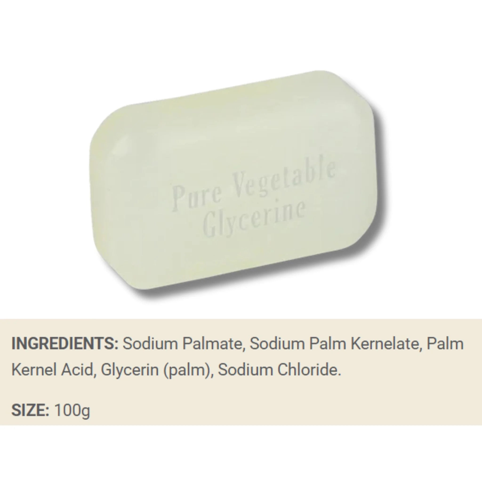 Soap Works Pure Vegetable Glycerine Soap 95 g