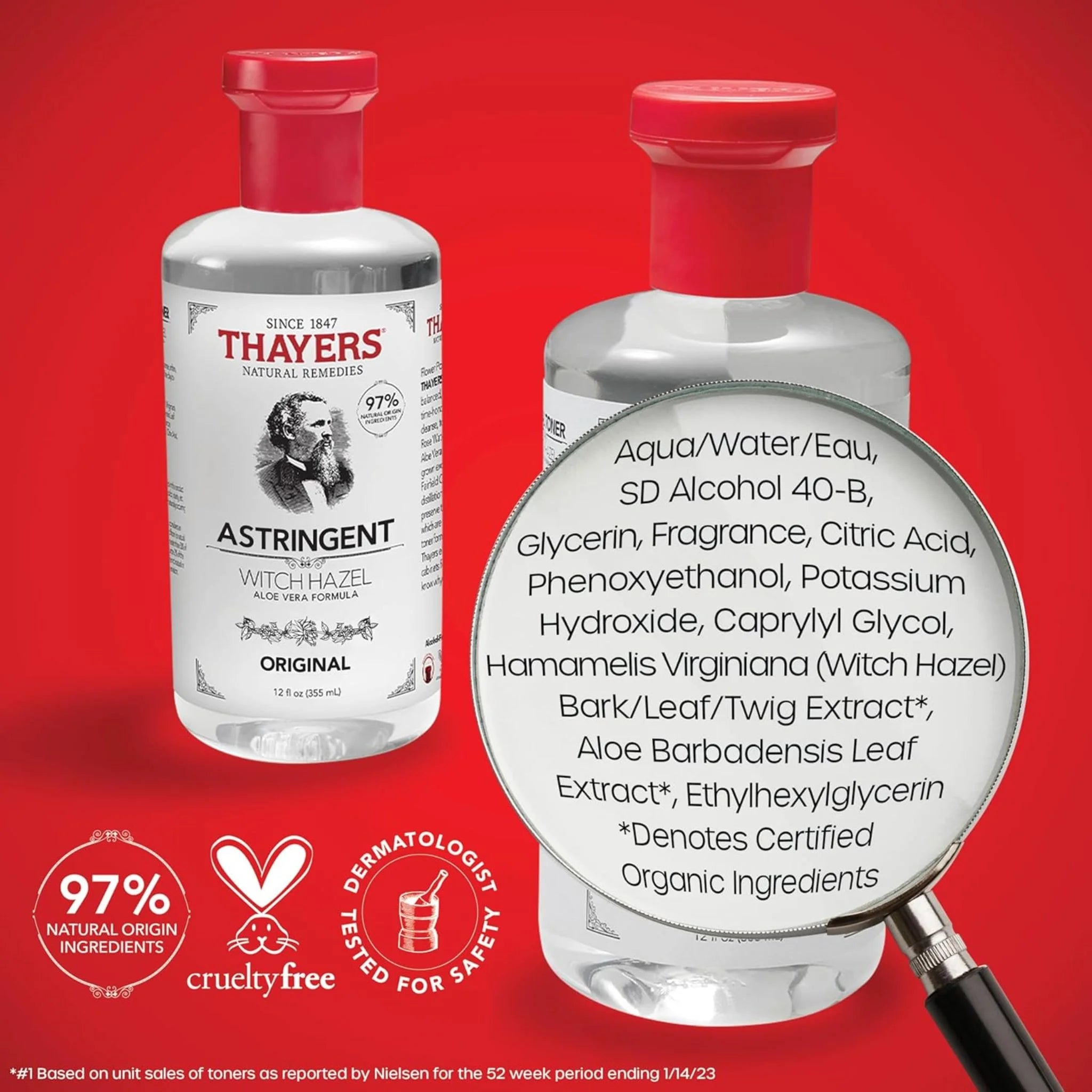 Thayer's Original Witch Hazel Astringent 355ml