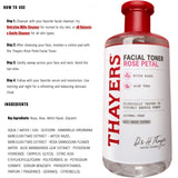 Thayer's Rose Petal Witch Hazel Facial Toner 355ml