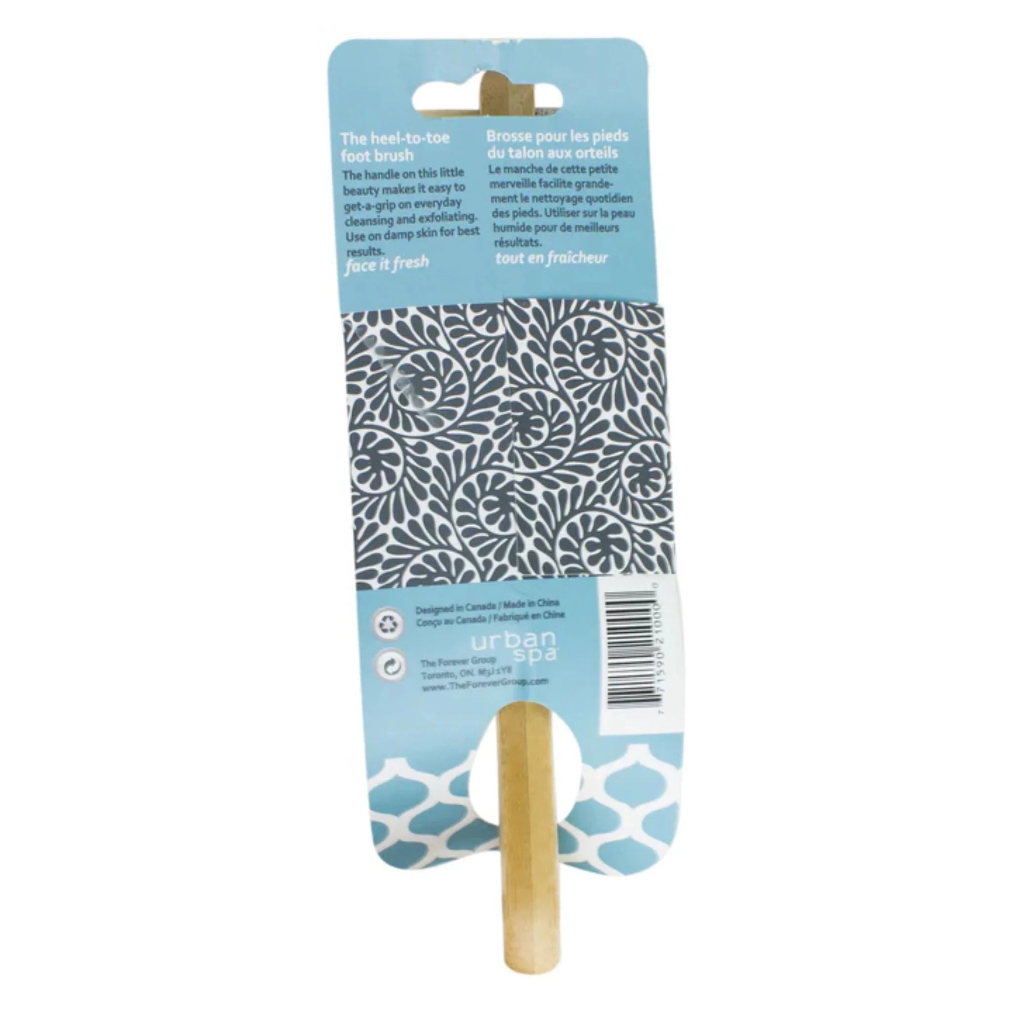 Urban Spa The Heel-To-Toe Foot Brush (1 Piece)