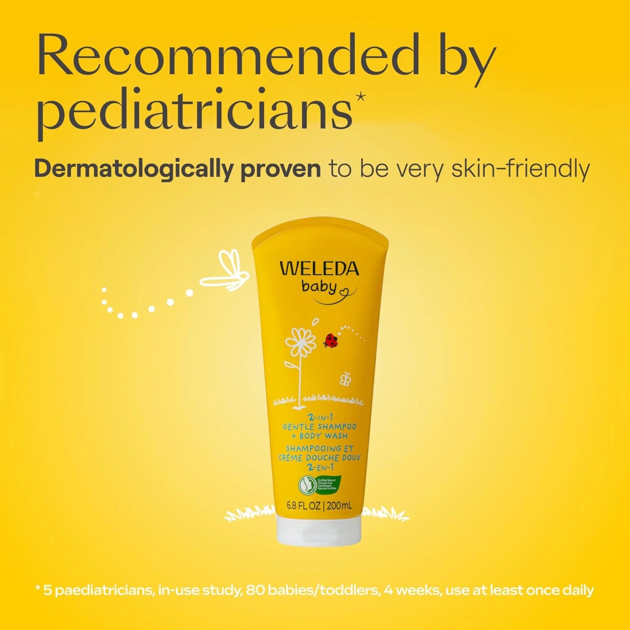 Weleda Calendula 2-in-1 Gentle Shampoo + Body Wash - 200ml