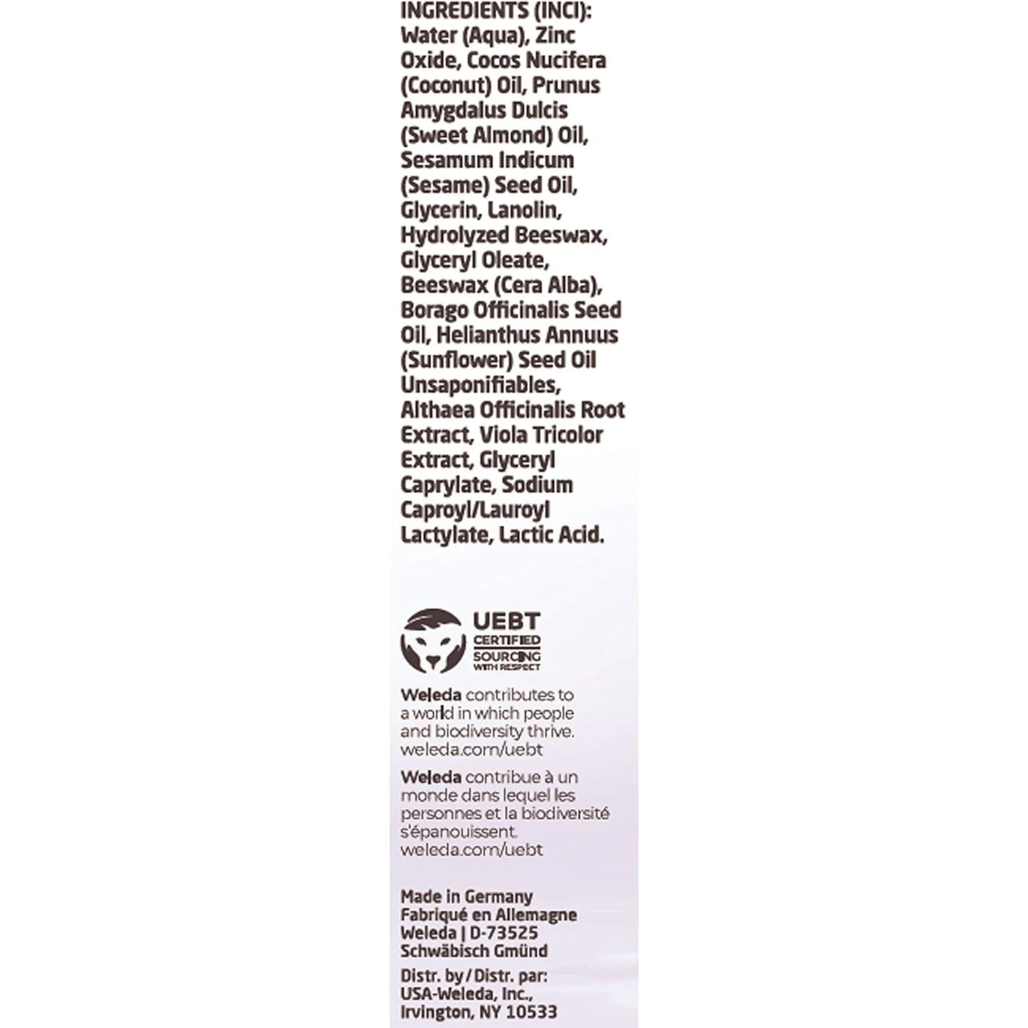 Weleda White Mallow Diaper Care Cream 50ml - Nature's Source Inc