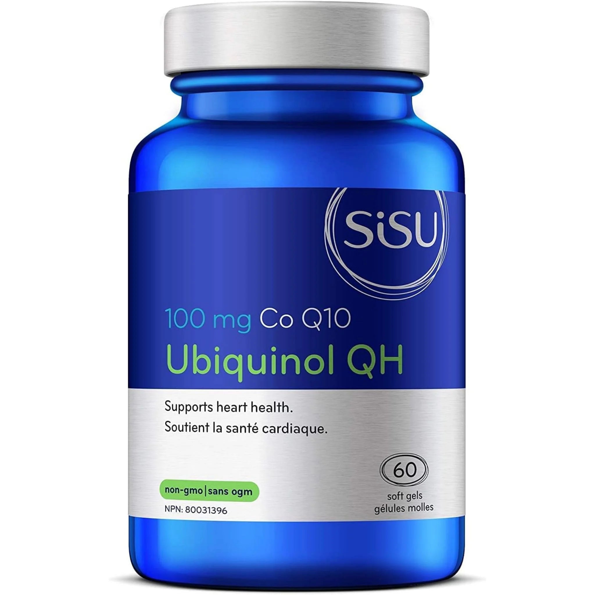 Sisu Ubiquinol Co Q-10 100mg 60 Softgels - Nature's Source Inc