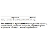 Cyto-Matrix Acetyl LÂ·Carnitine (formerly Carni-Sorb) 120 Vegetable Capsules - Nature's Source Inc