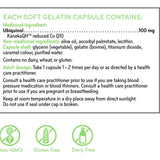 Sisu Ubiquinol Co Q-10 100mg 60 Softgels - Nature's Source Inc