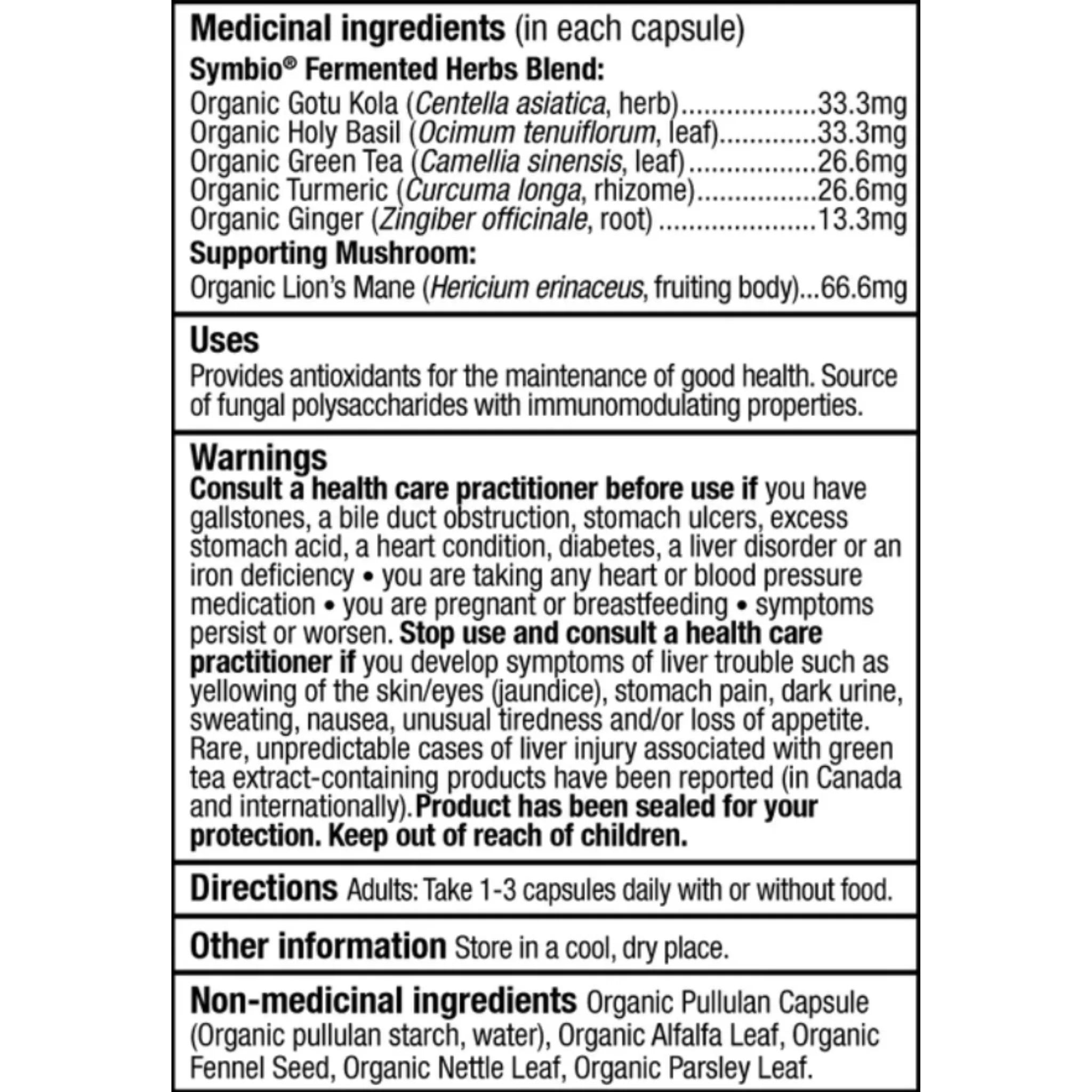 Living Alchemy Wisdom - Cognitive Support 60 Veg Capsules - Nature's Source Inc