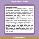 Bioclinic Naturals Vitamin K2, 100 mcg 90 Vegan Capsules - Nature's Source Inc