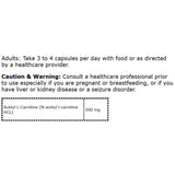 Cyto-Matrix Acetyl LÂ·Carnitine (formerly Carni-Sorb) 120 Vegetable Capsules - Nature's Source Inc