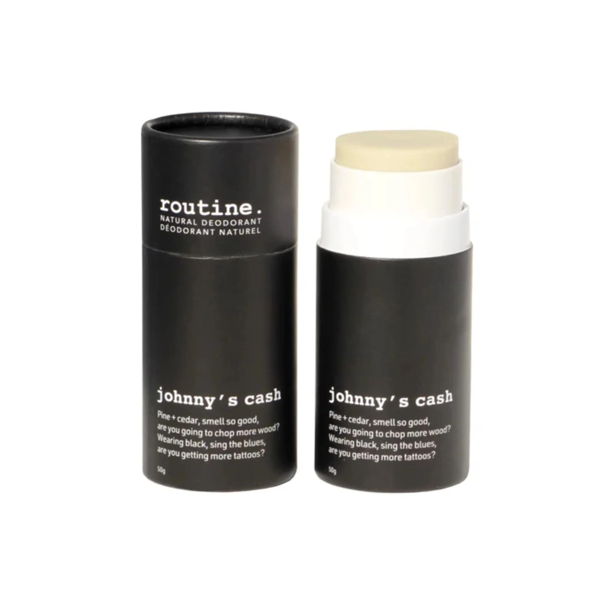 Routine Johnny's Cash Deodorant Stick 50g - Nature's Source Inc