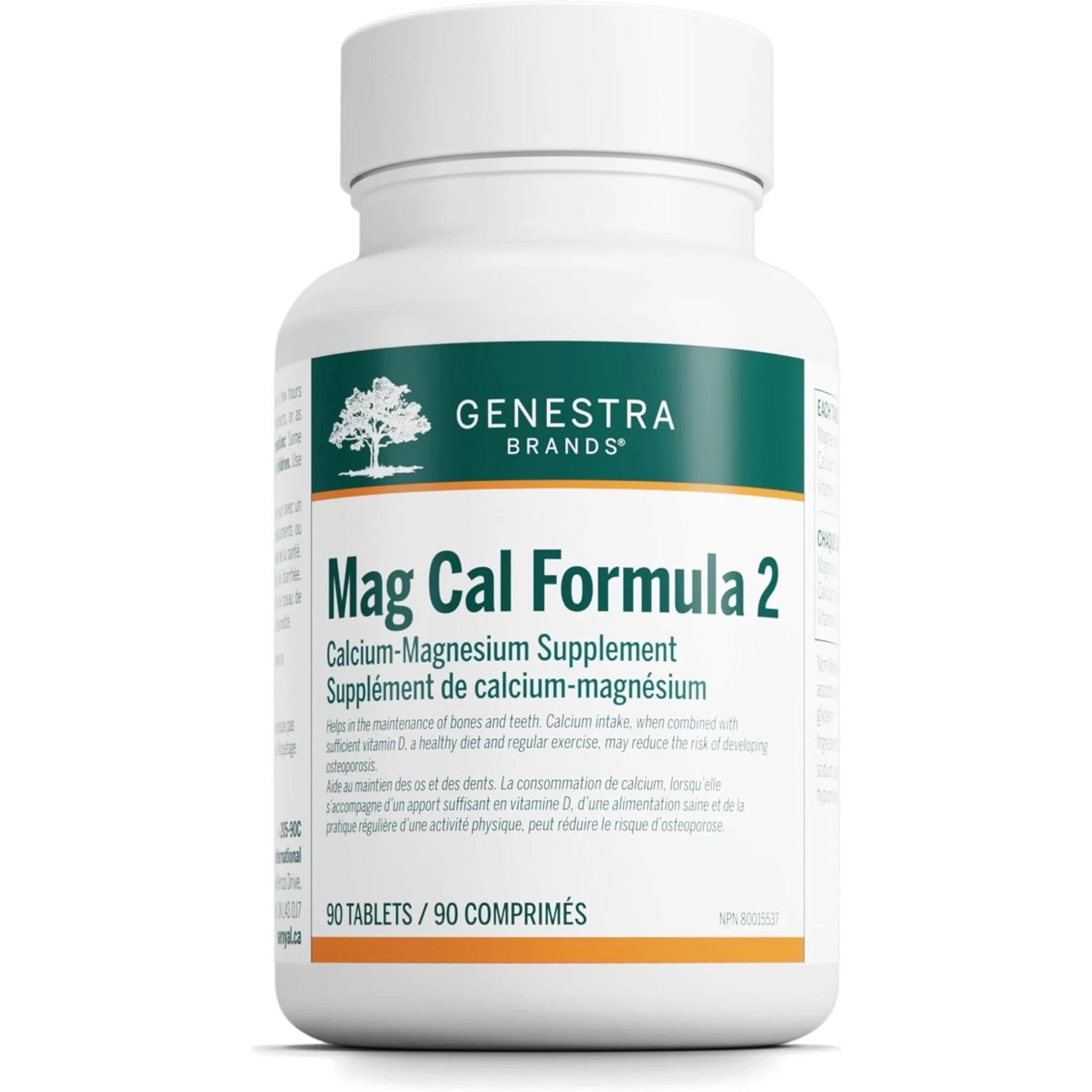 Genestra Brands Magnesium Calcium Formula 2, 90 Tablets - Nature's Source Inc