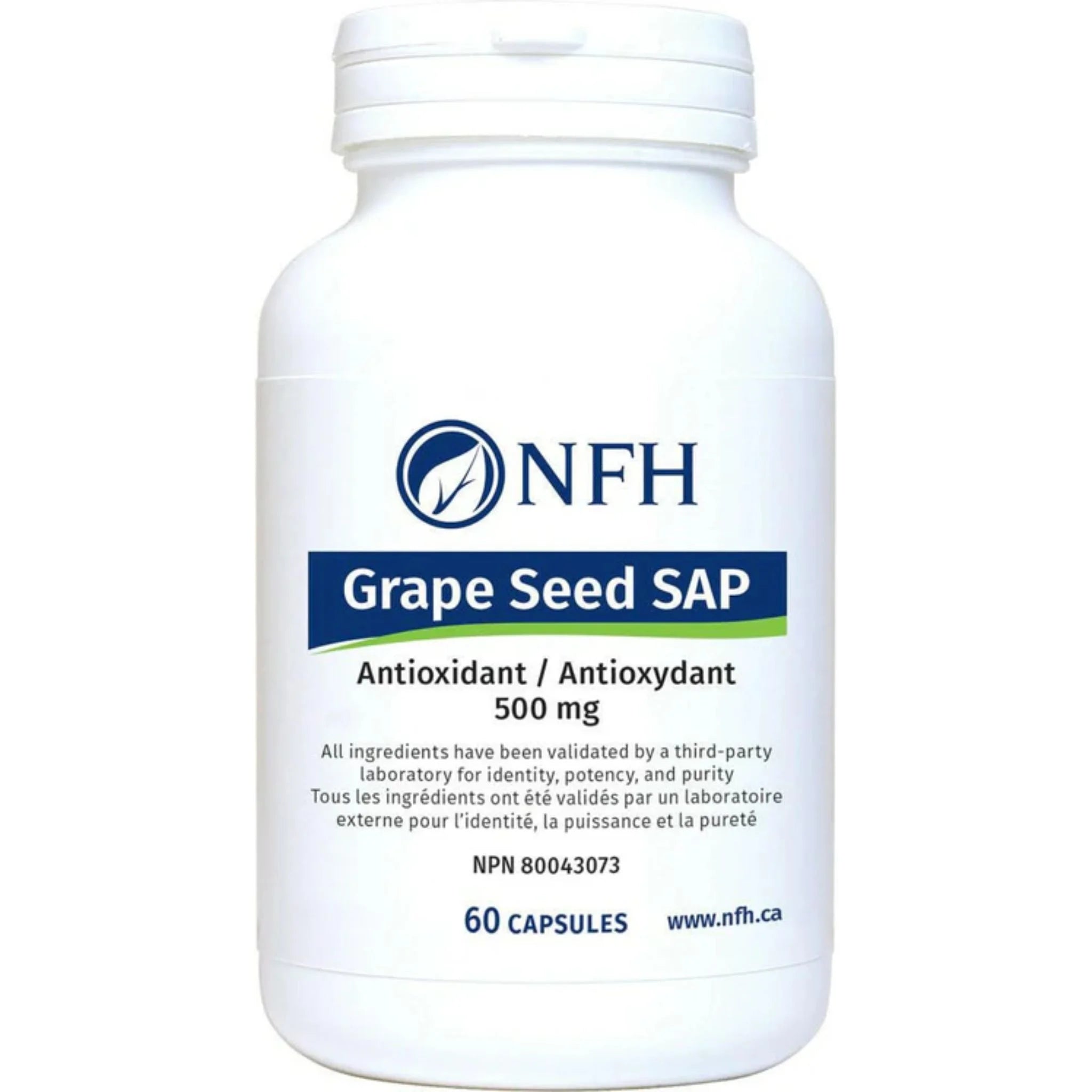 NFH Grape Seed SAP 60 capsules - Nature's Source Inc