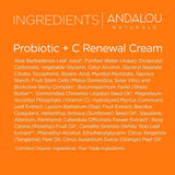 Andalou Naturals Probiotic + C Renewal Cream - 50 grams - Nature's Source Inc