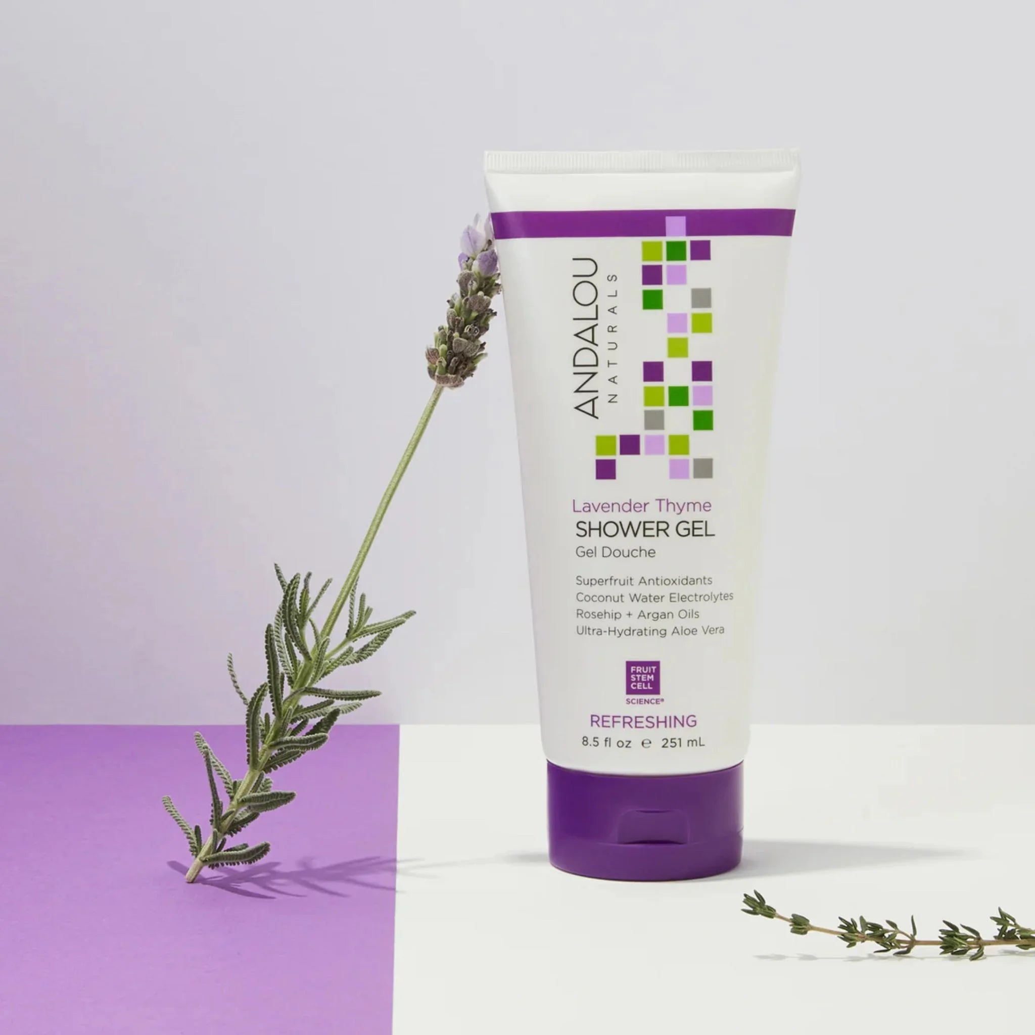 Andalou Lavnder Thyme Shower Gel 251ml