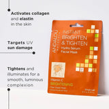 Andalou Naturals Brightening Hydro Facial Mask 18ml