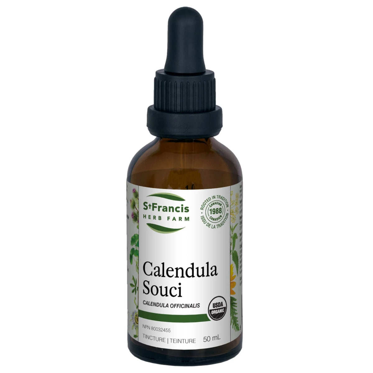 St. Francis Herb Calendula Tincture 50ml - Nature's Source Inc