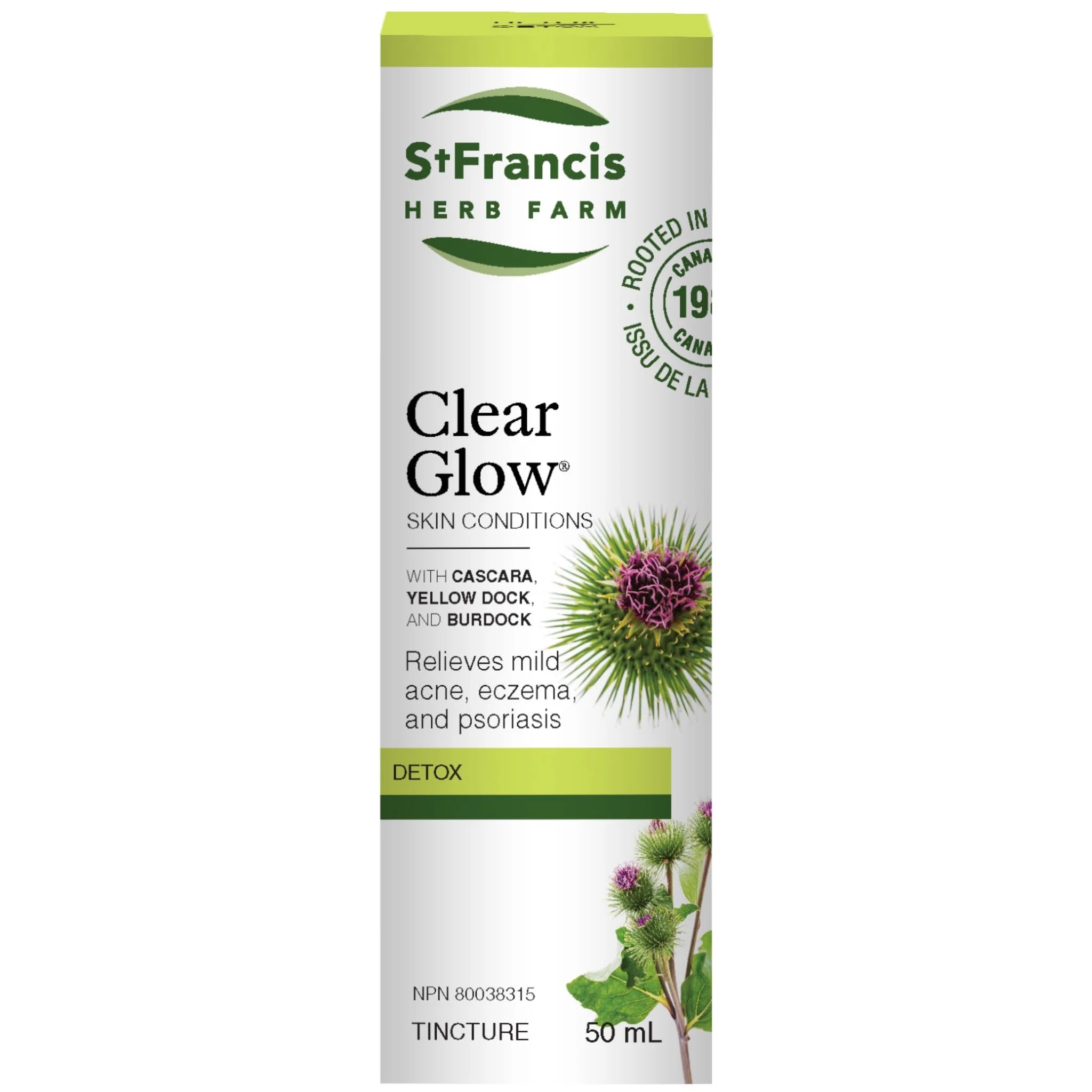 St. Francis Herb Clear Glow 50ml - Nature's Source Inc