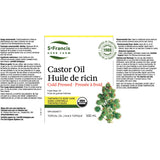 St. Francis Herb Castor Oil 500ml - Nature's Source Inc