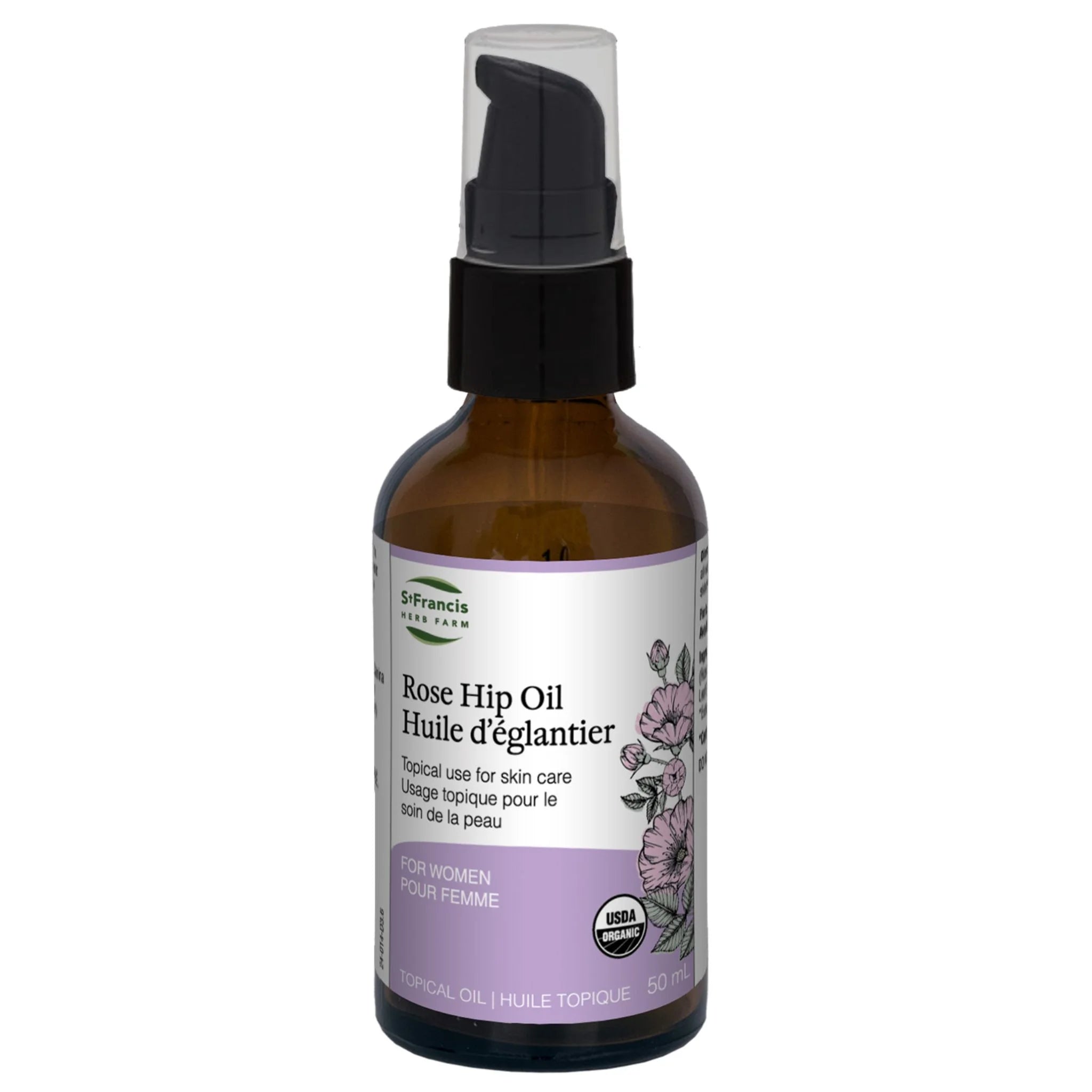 St. Francis Herb Rose Hip Oil 50ml - Nature's Source Inc