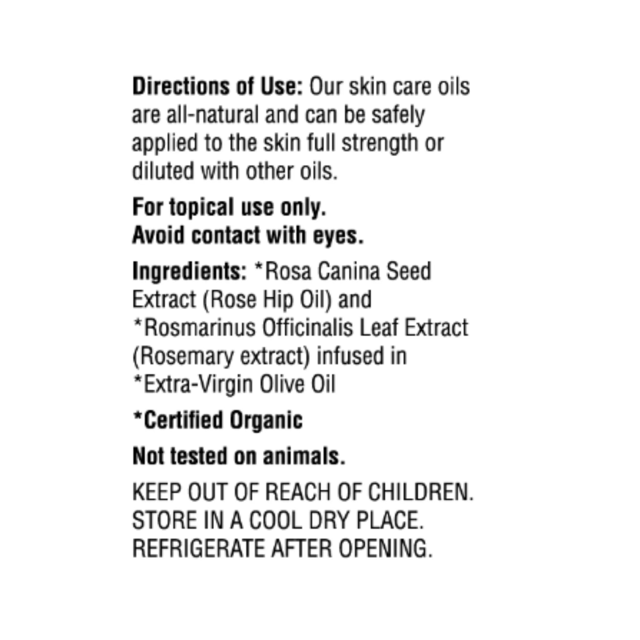 St. Francis Herb Rose Hip Oil 50ml - Nature's Source Inc