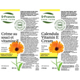 St. Francis Herb Farm Calendula Vitamin E Cream 60ml - Nature's Source Inc