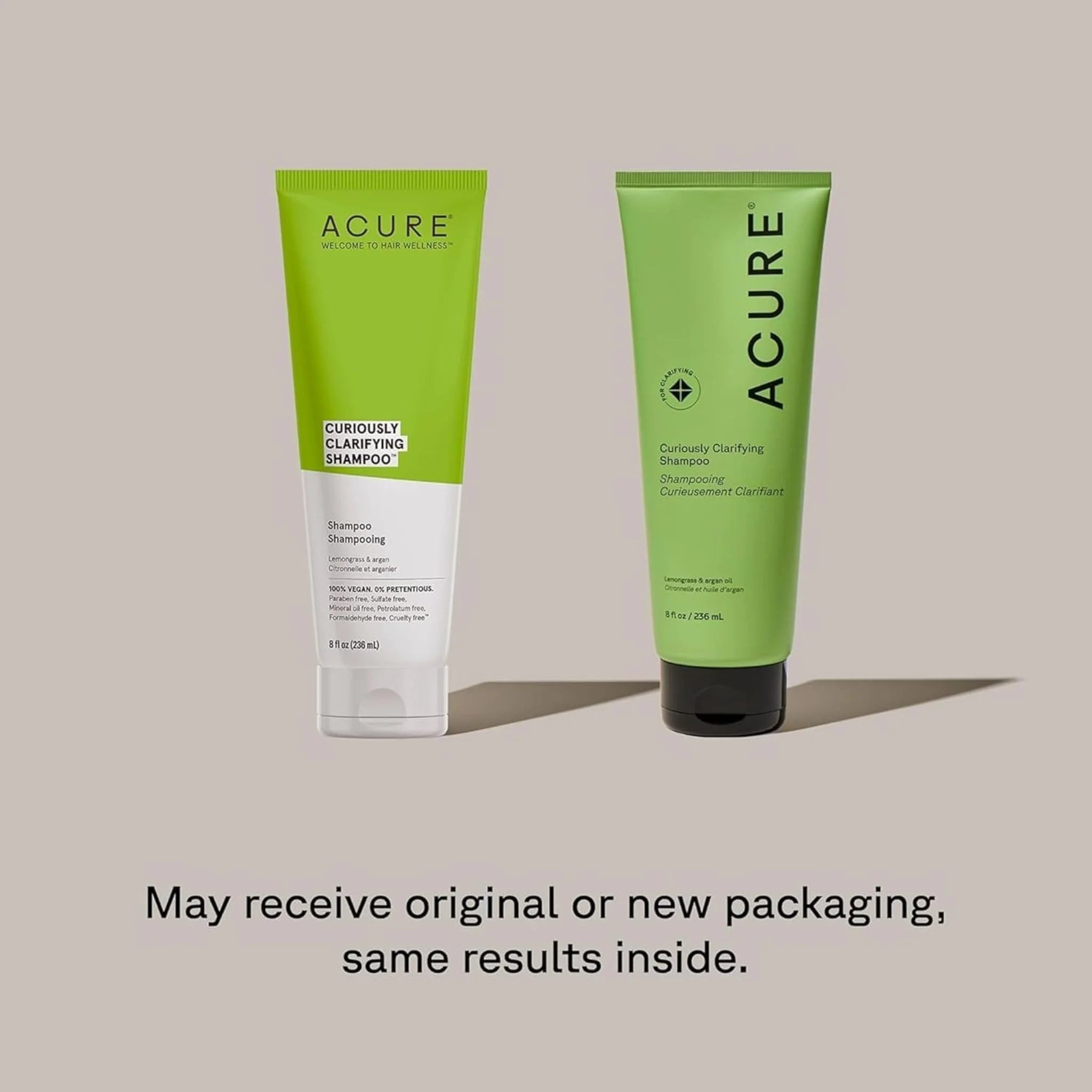 Acure Shampoo Clarifying Lemongrass 236ml