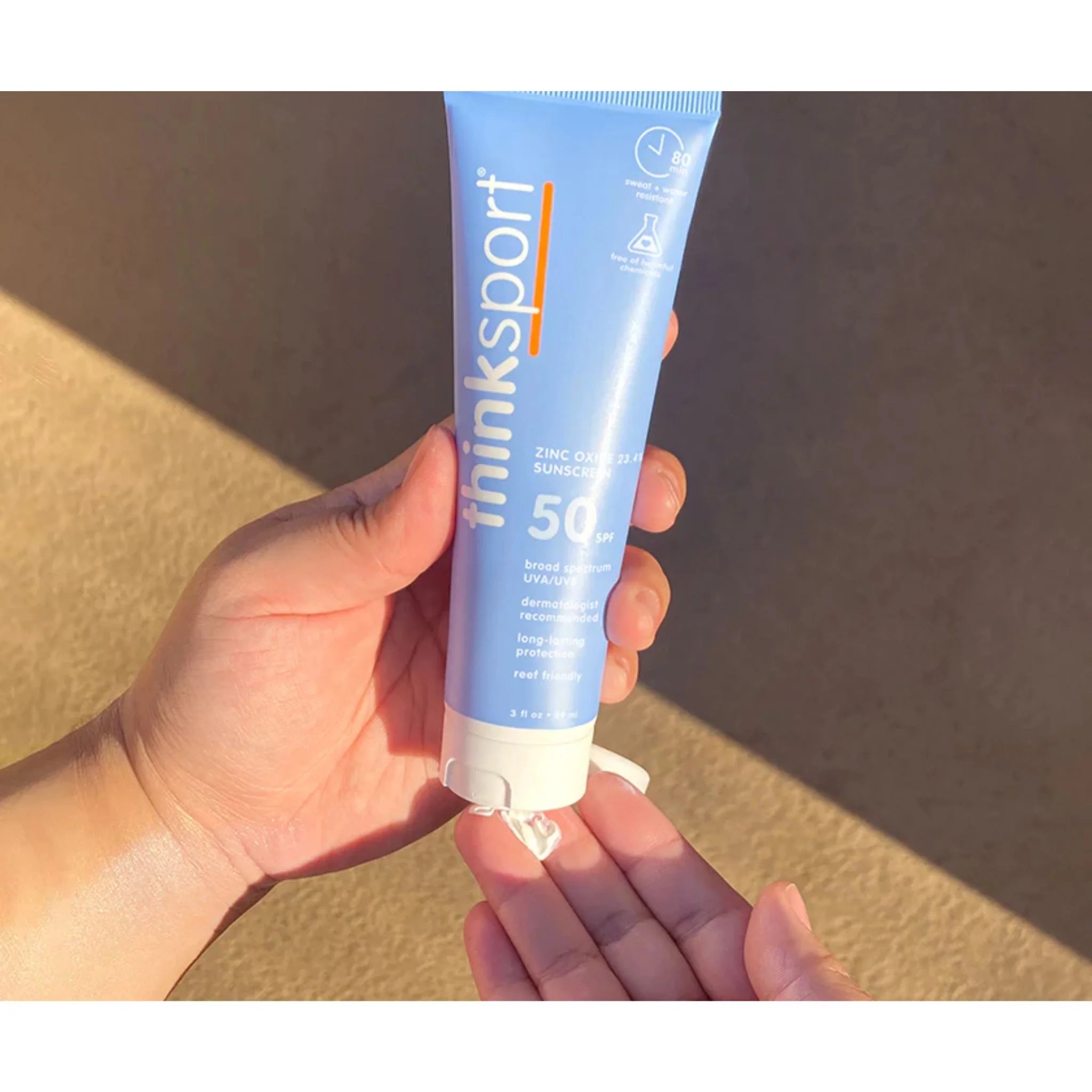 ThinkSport SPF 50+ Safe Sunscreen - 89 ml