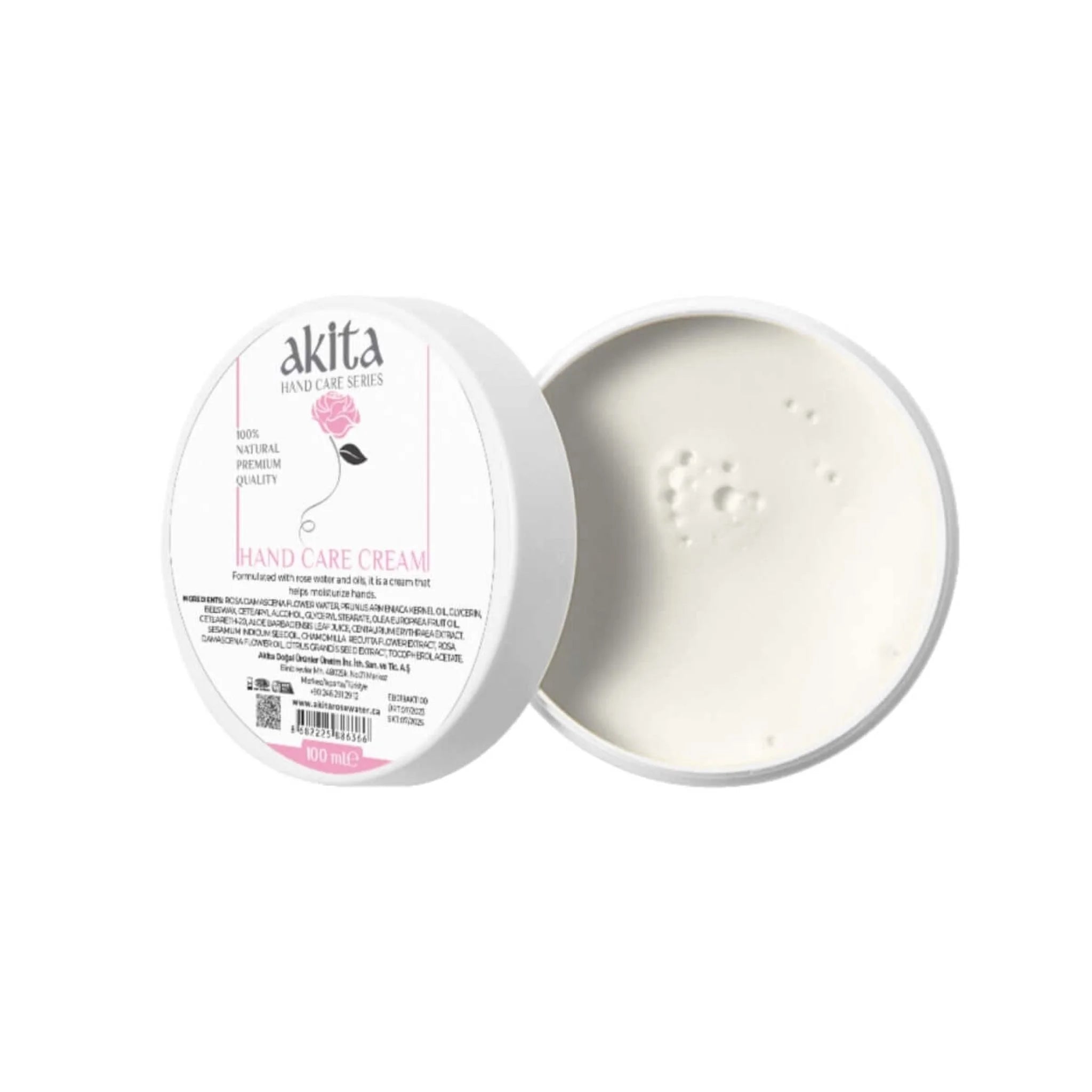 Akita Canada Hand Cream Rose 100mL
