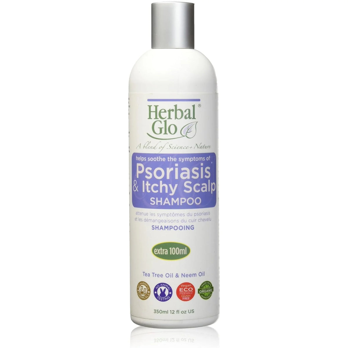 Herbal Glo Psoriasis and Itchy Scalp Shampoo - 350ml