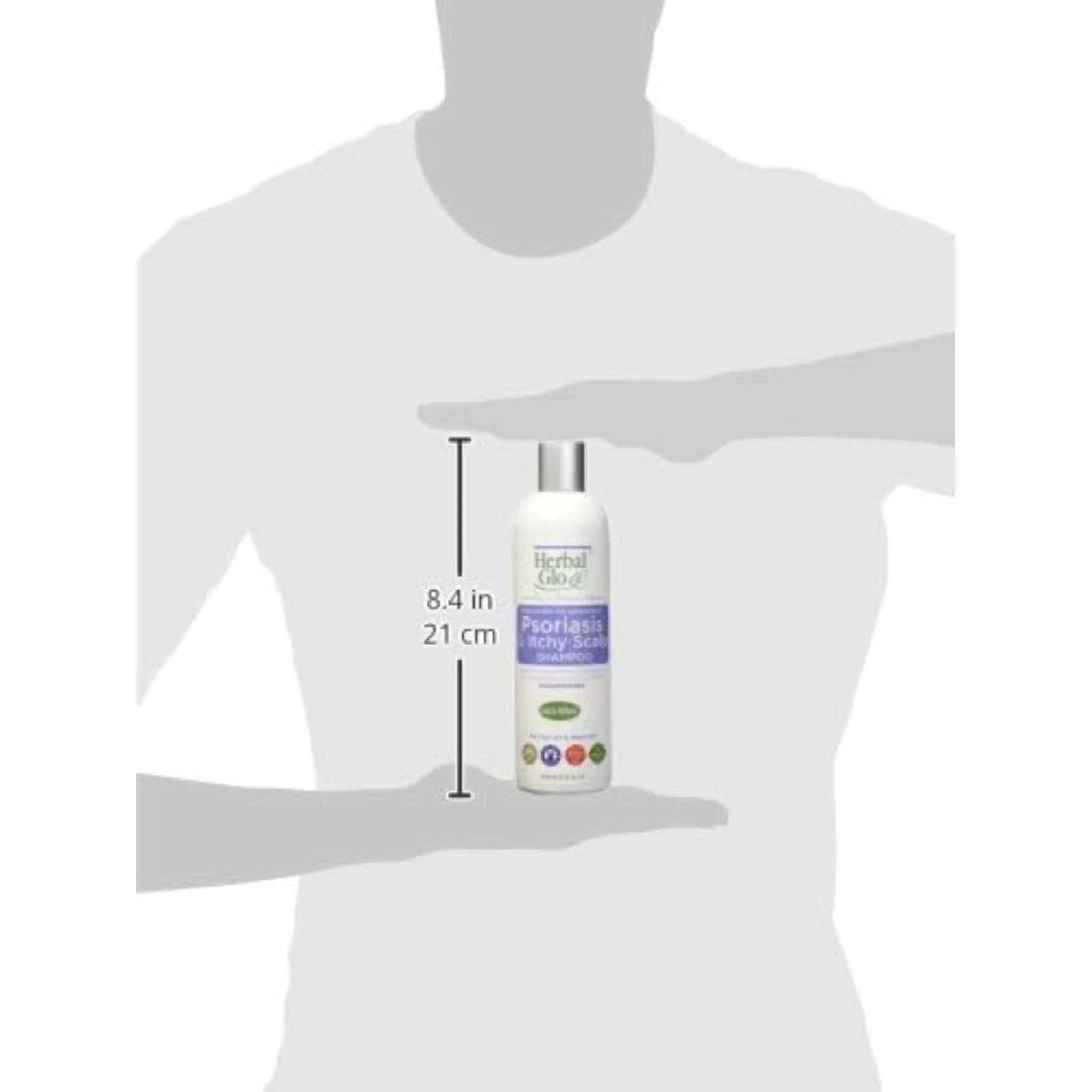 Herbal Glo Psoriasis and Itchy Scalp Shampoo - 350ml