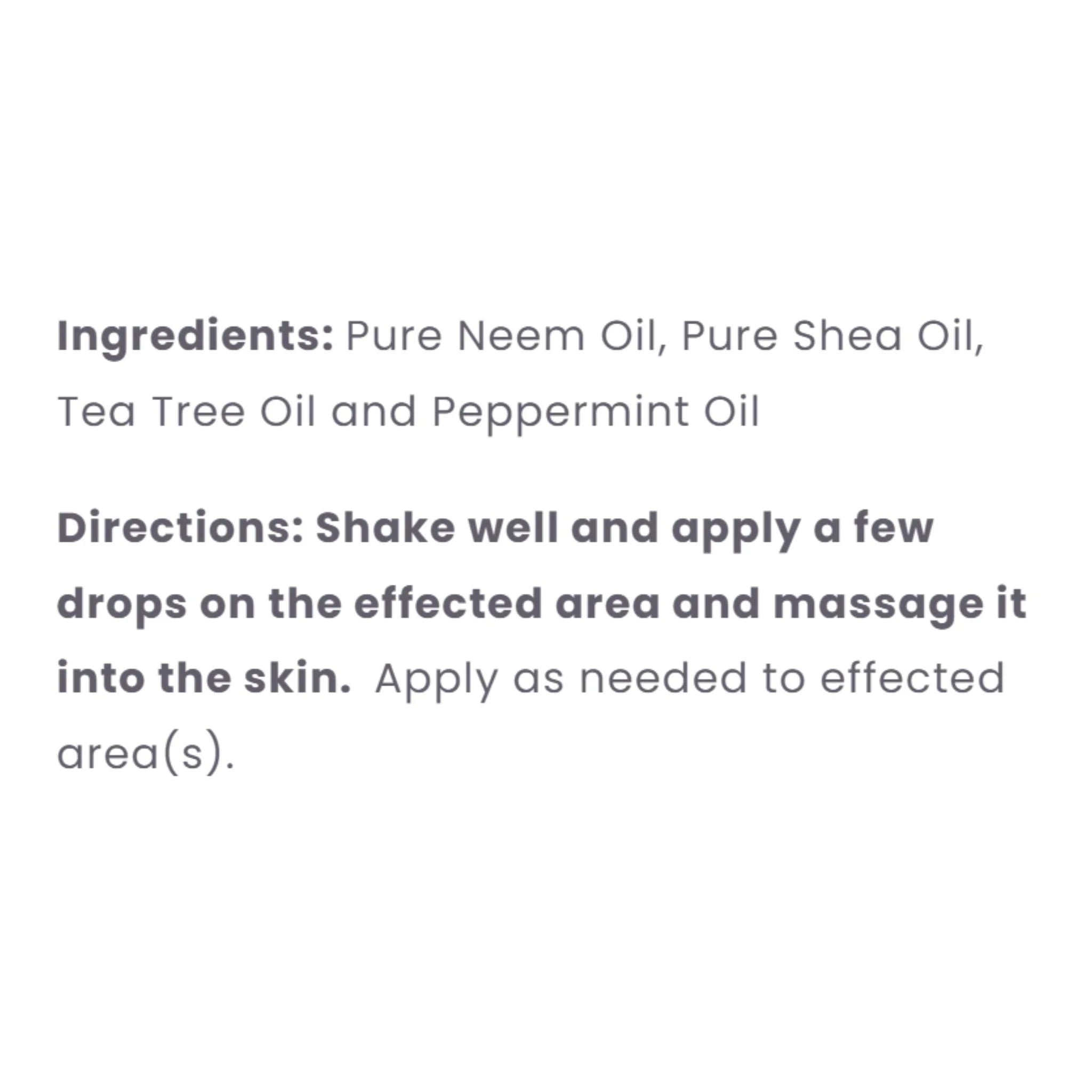 Maiga Neem and Shea Oil - 30ml