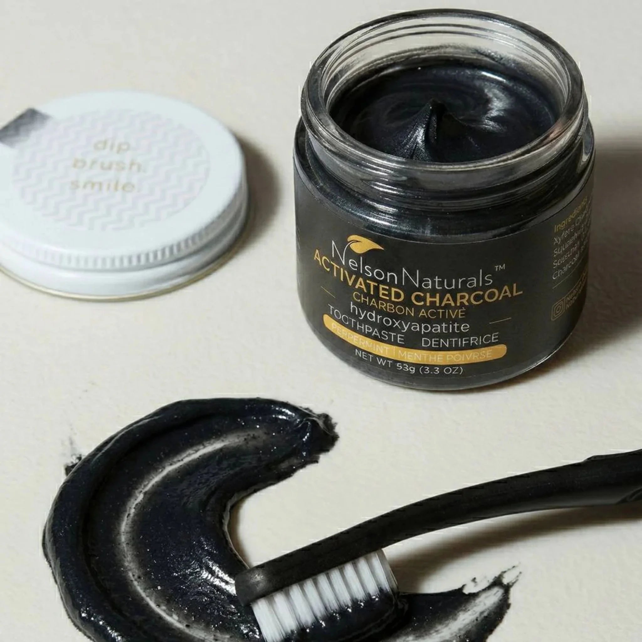 Nelson Naturals Activated Charcoal Peppermint 93g