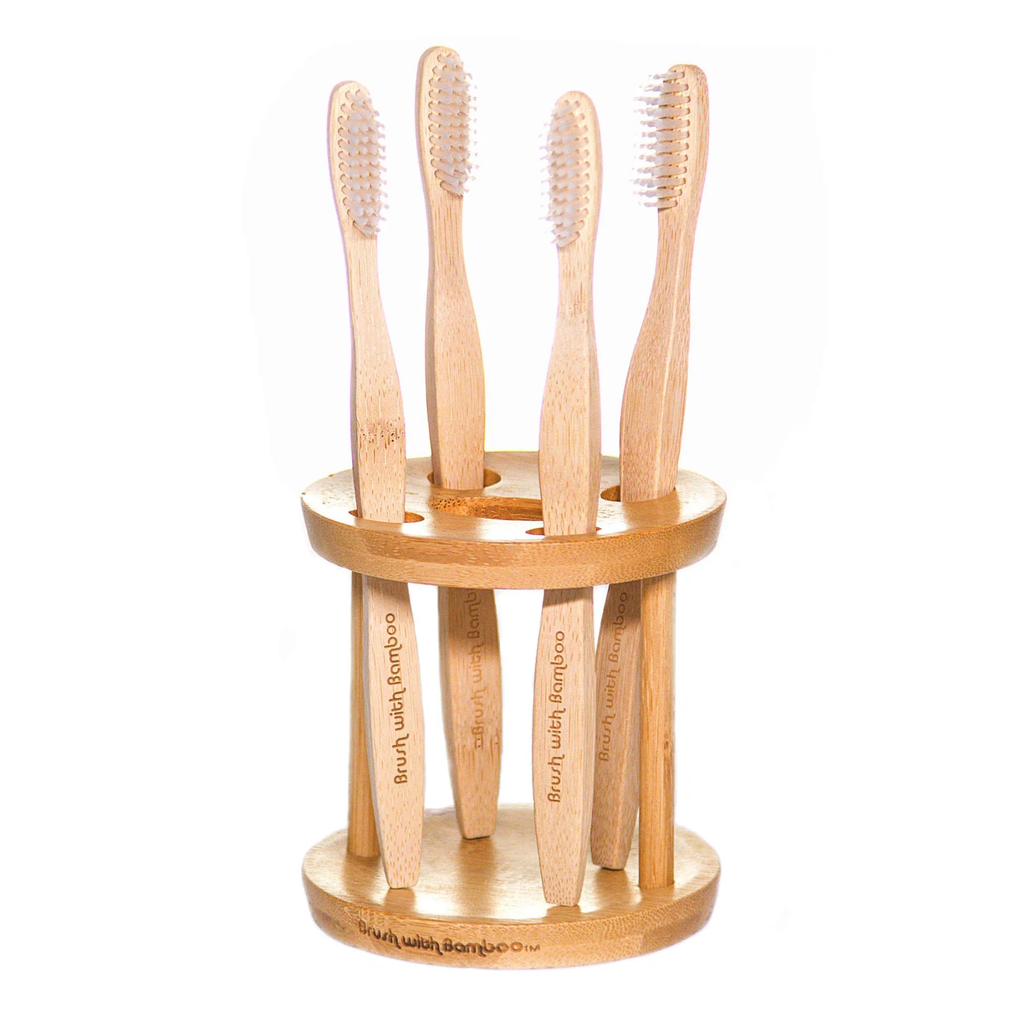 Brush With Bamboo Adult Toothbrush (1 Piece)