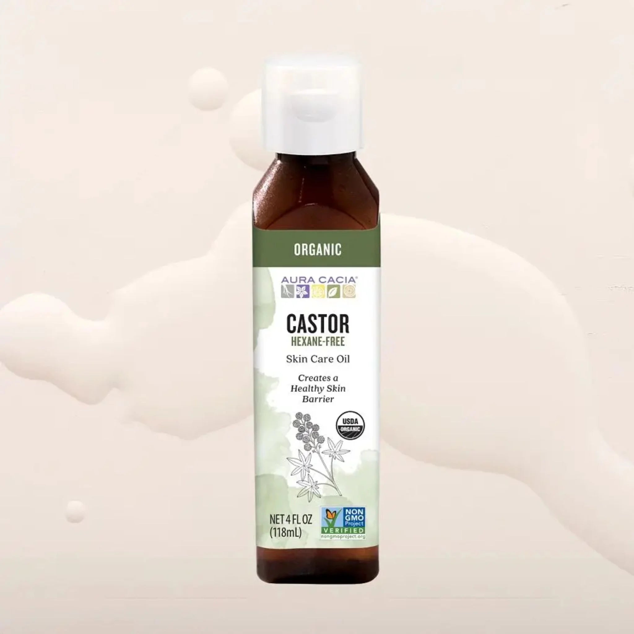 Aura Cacia Castor Oil 118ml