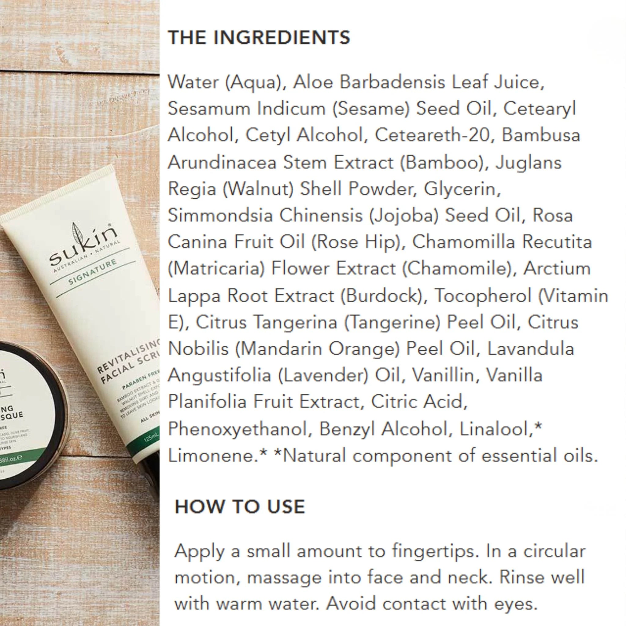 Sukin Signature Revitalising Facial Scrub - 125ml