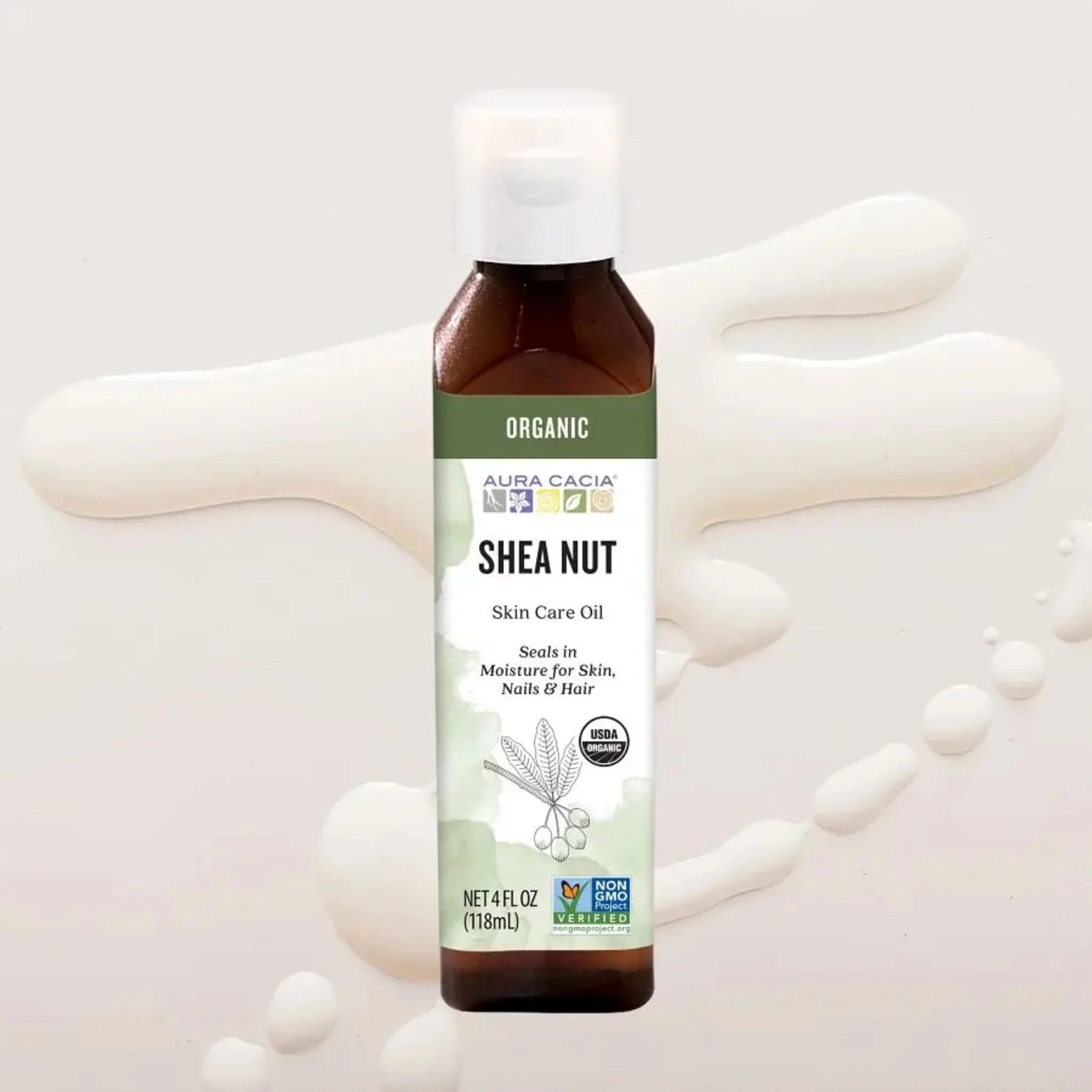 Aura Cacia Organic Shea Nut Oil 118ml