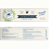 The Green Beaver Company Fresh Mint Sensitive Natural Toothpaste - 75ml