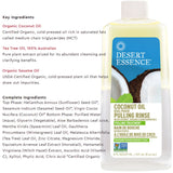 Desert Essence Coconut Oil Dual-Phase Pulling Rinse 237ml