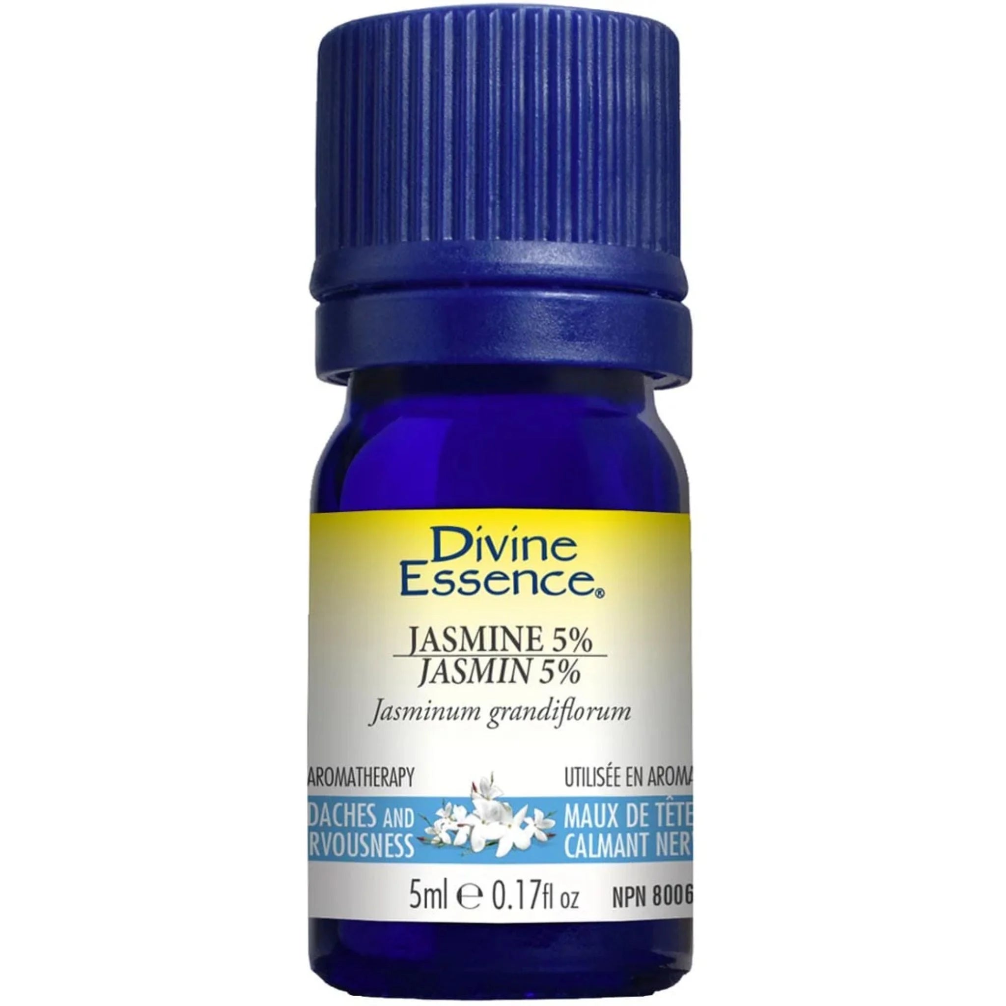 Divine Essence Jasmine 5% Absolute Essential Oil - 5ml