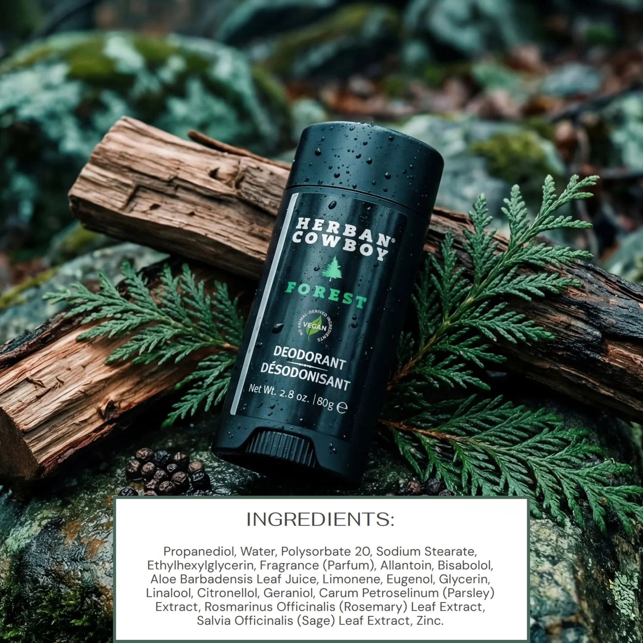 Herban Cowboy Forest Deodorant 80g