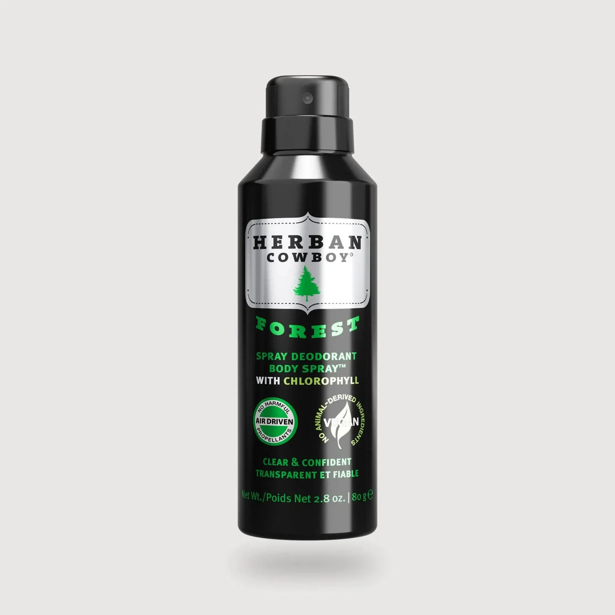 Herban Cowboy Dry Deodorant Spray Forest 80g