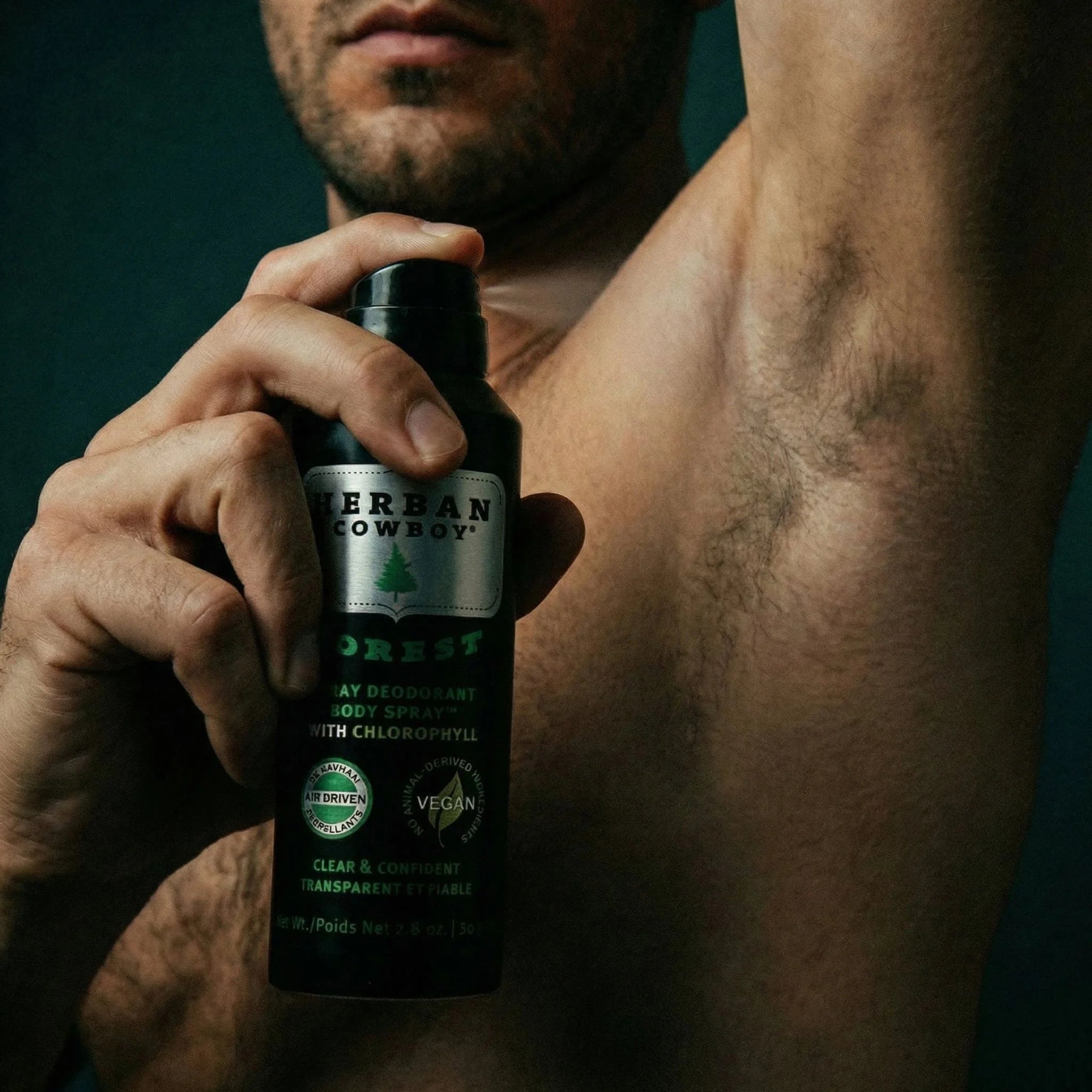 Herban Cowboy Dry Deodorant Spray Forest 80g