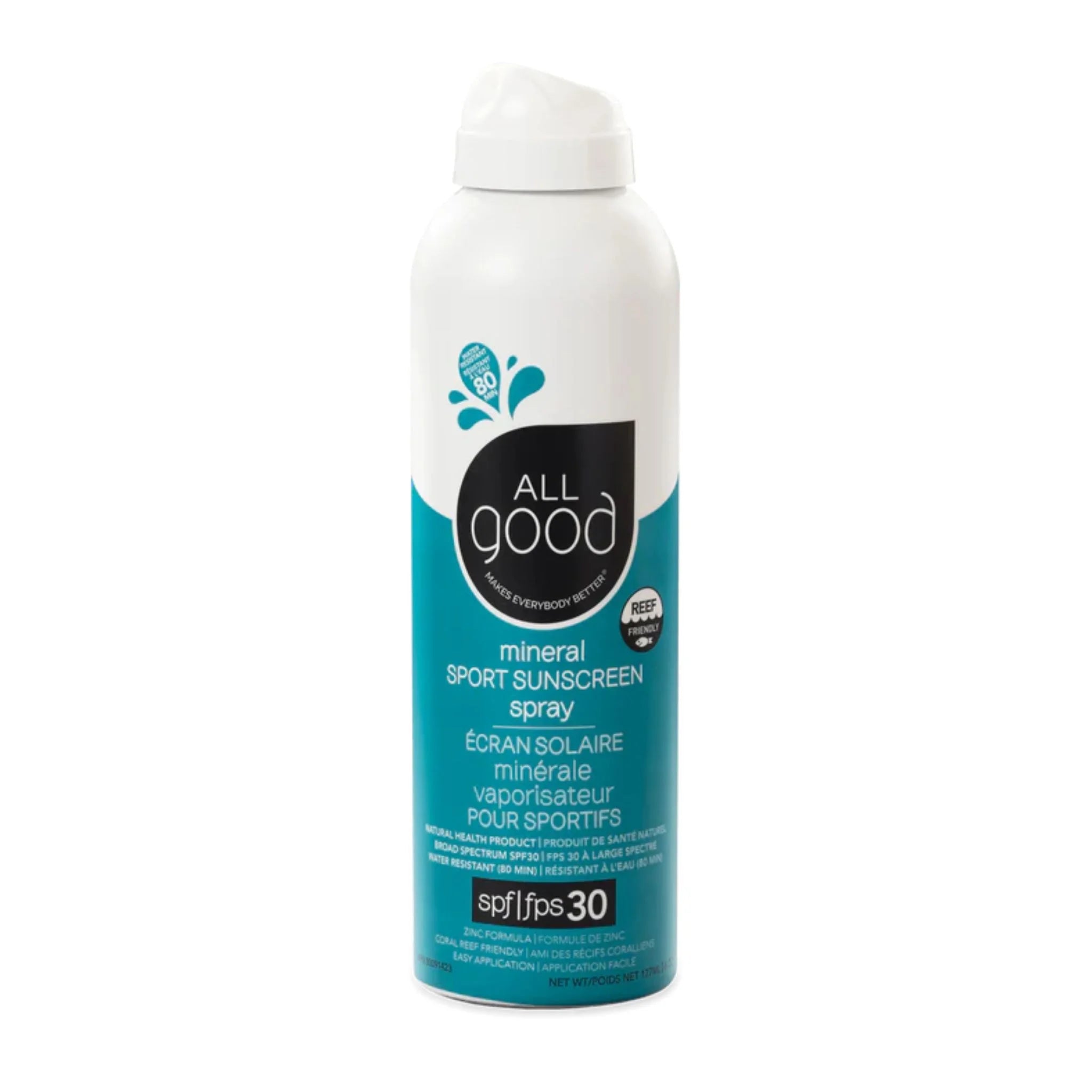 All Good SPF 30 Sport Sunscreen Spray 177ml